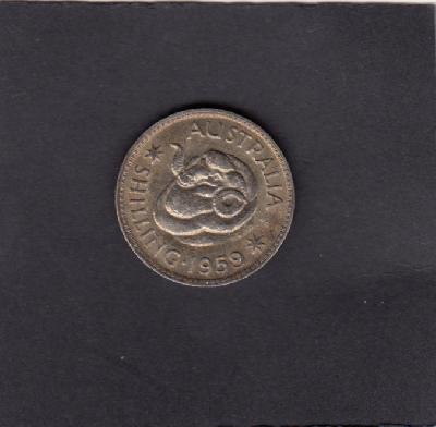 Beschrijving: 1 Shilling  GOAT  